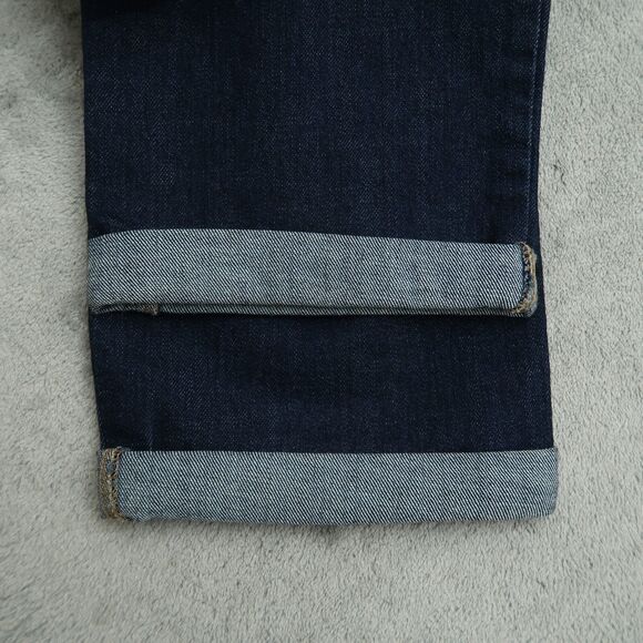 Old Navy Jeans Women's 14 Blue Mid-Rise Cuffed Skinny Denim Pant 24" Inseam - Picture 12 of 14